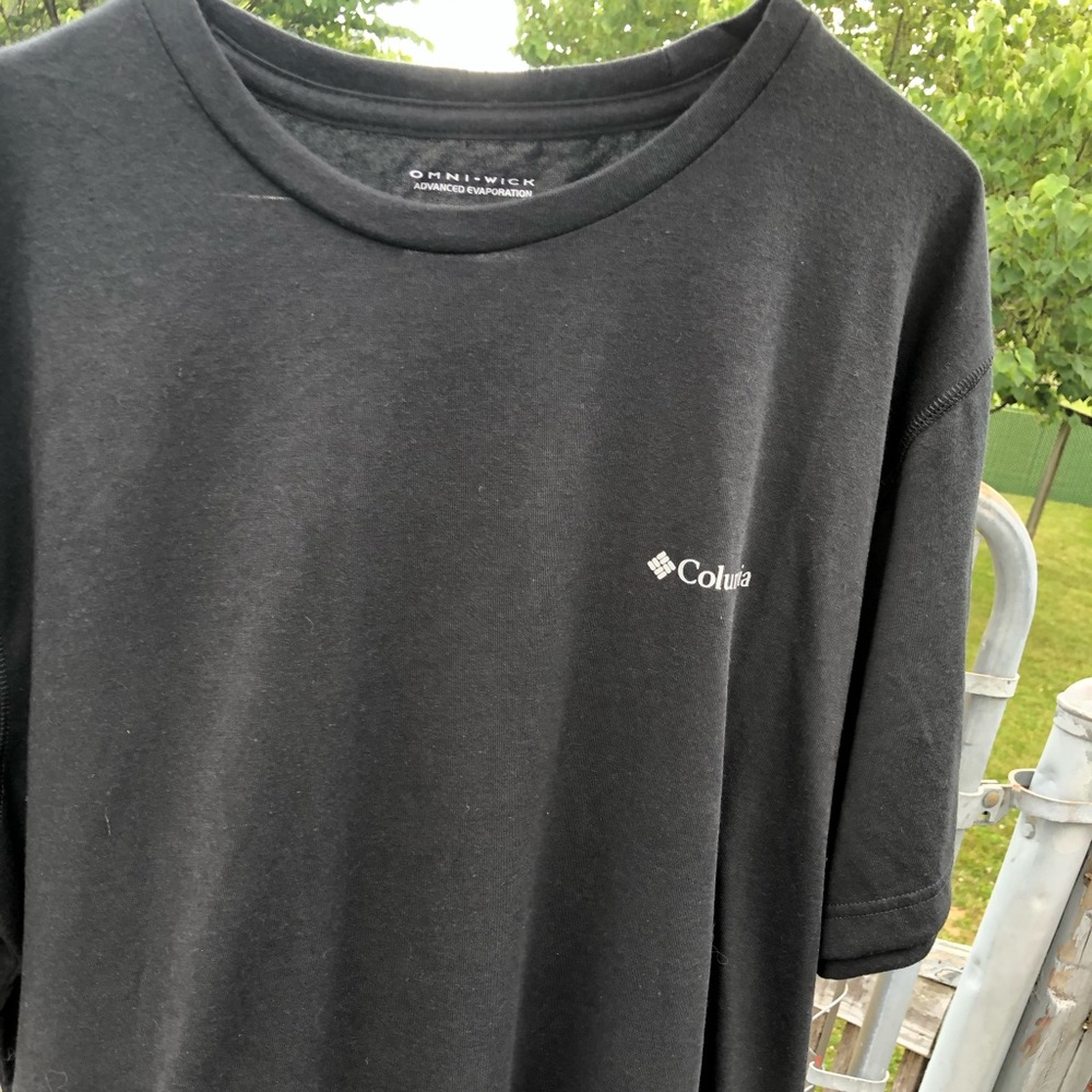Plain Black columbia shirt